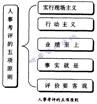 人事考評的五項原則